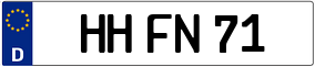Truck License Plate